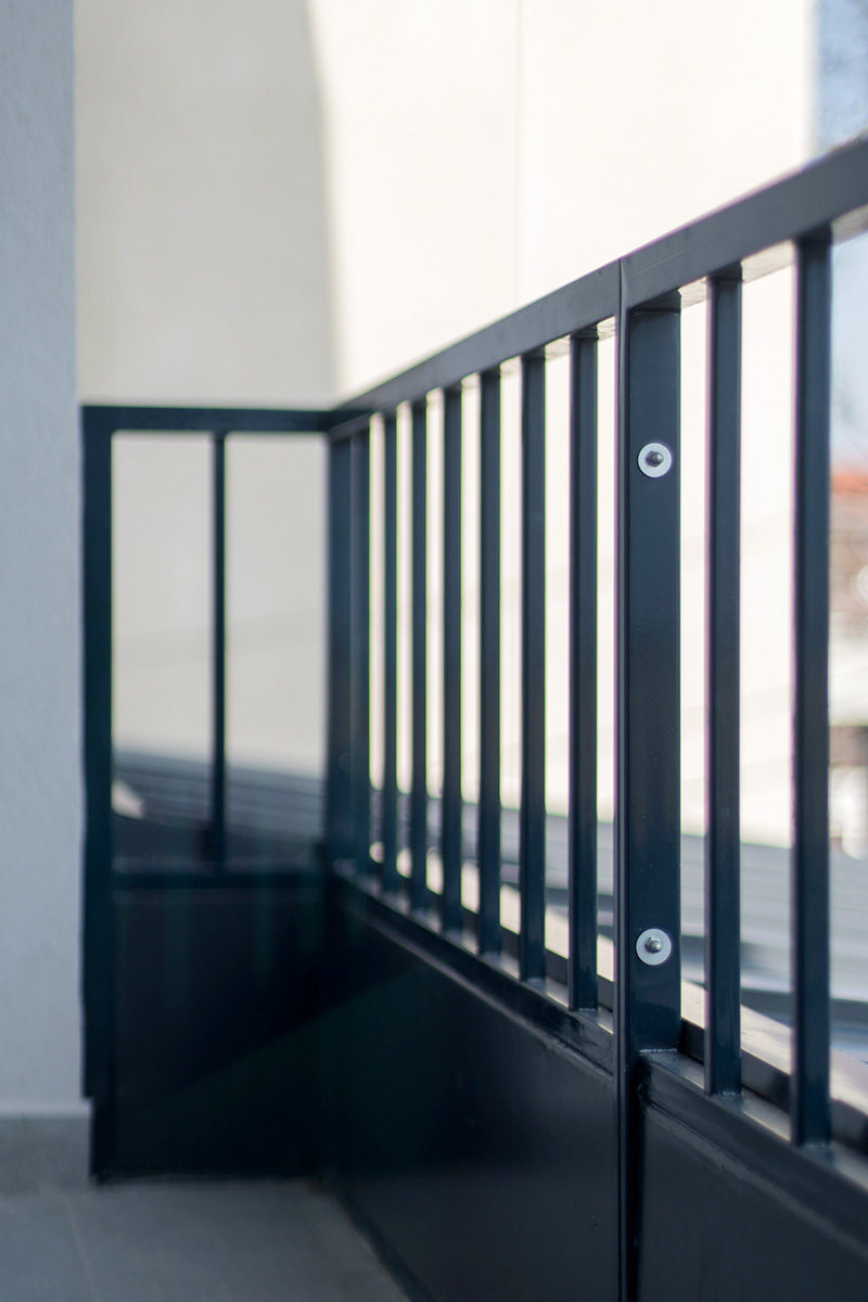 Balustrada balcon metal