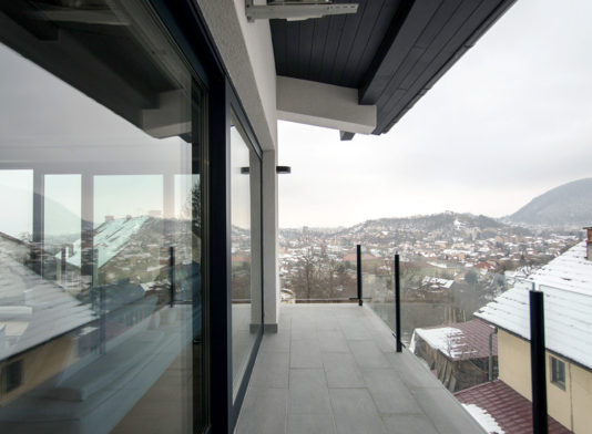 Balustrada balcon sticla